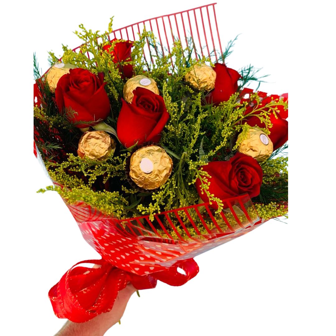 Buque de 6 Rosas e 6 Ferreros