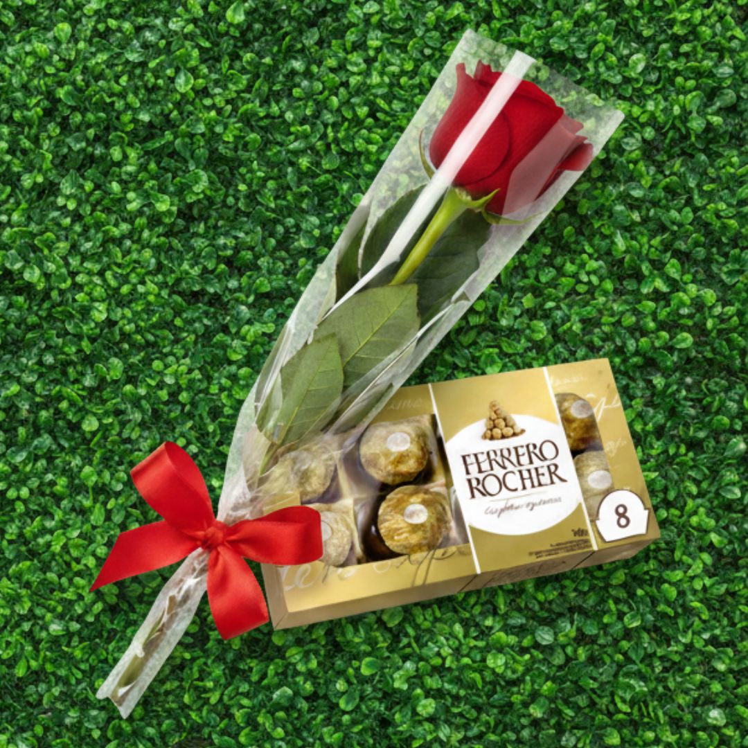 Solitário Rosa e Ferrero