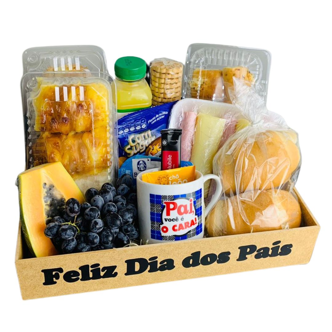 Cesta De Café Da Manhã Colonial Pequena Pais