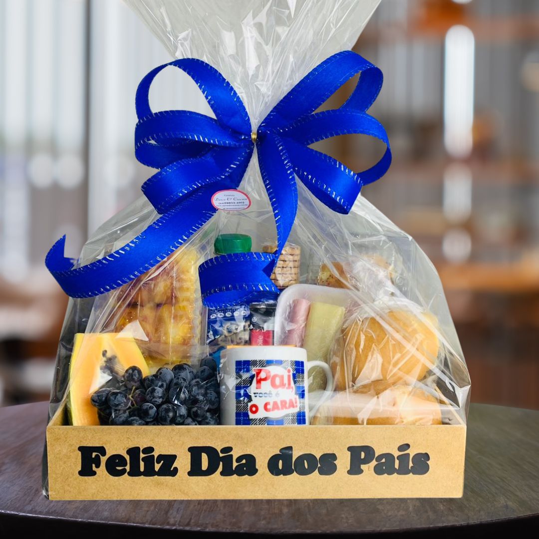 Cesta De Café Da Manhã Colonial Pequena Pais