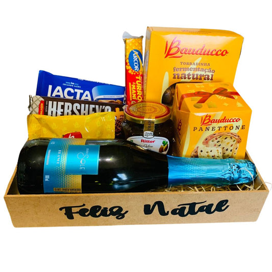 Cesta Feliz Natal Geléia e Torradas