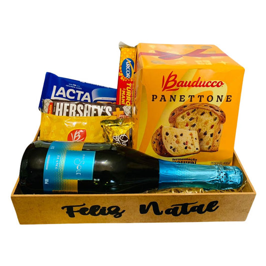 Cesta Feliz Natal Bauducco G