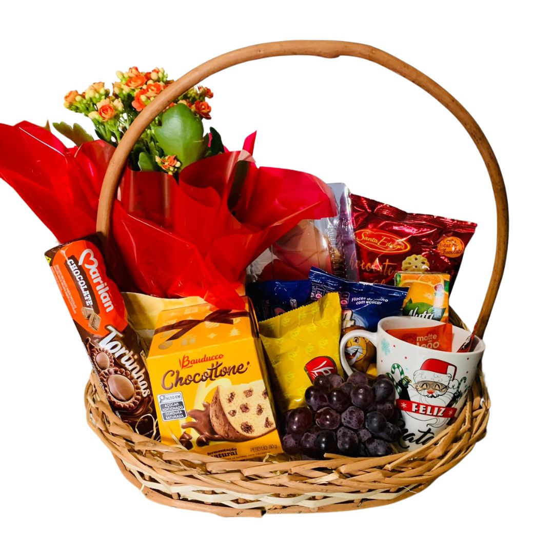 Cesta de Café da Manhã Natal M